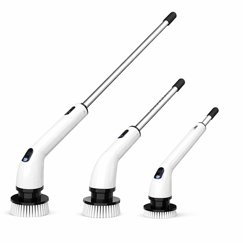 TUYU Electric Spin Scrubber – Waterproof, Cordless, LCD Display
